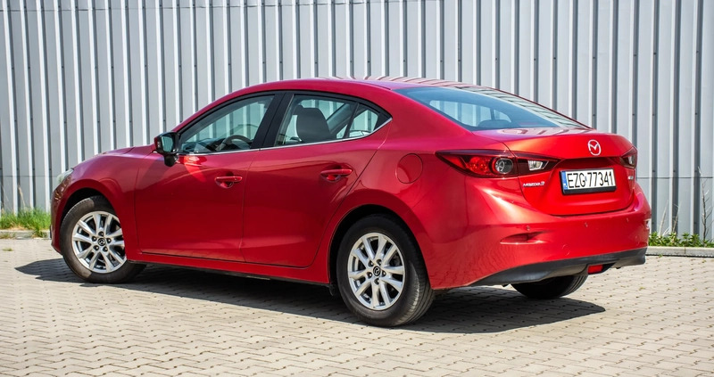 Mazda 3 cena 54900 przebieg: 148100, rok produkcji 2015 z Łódź małe 529